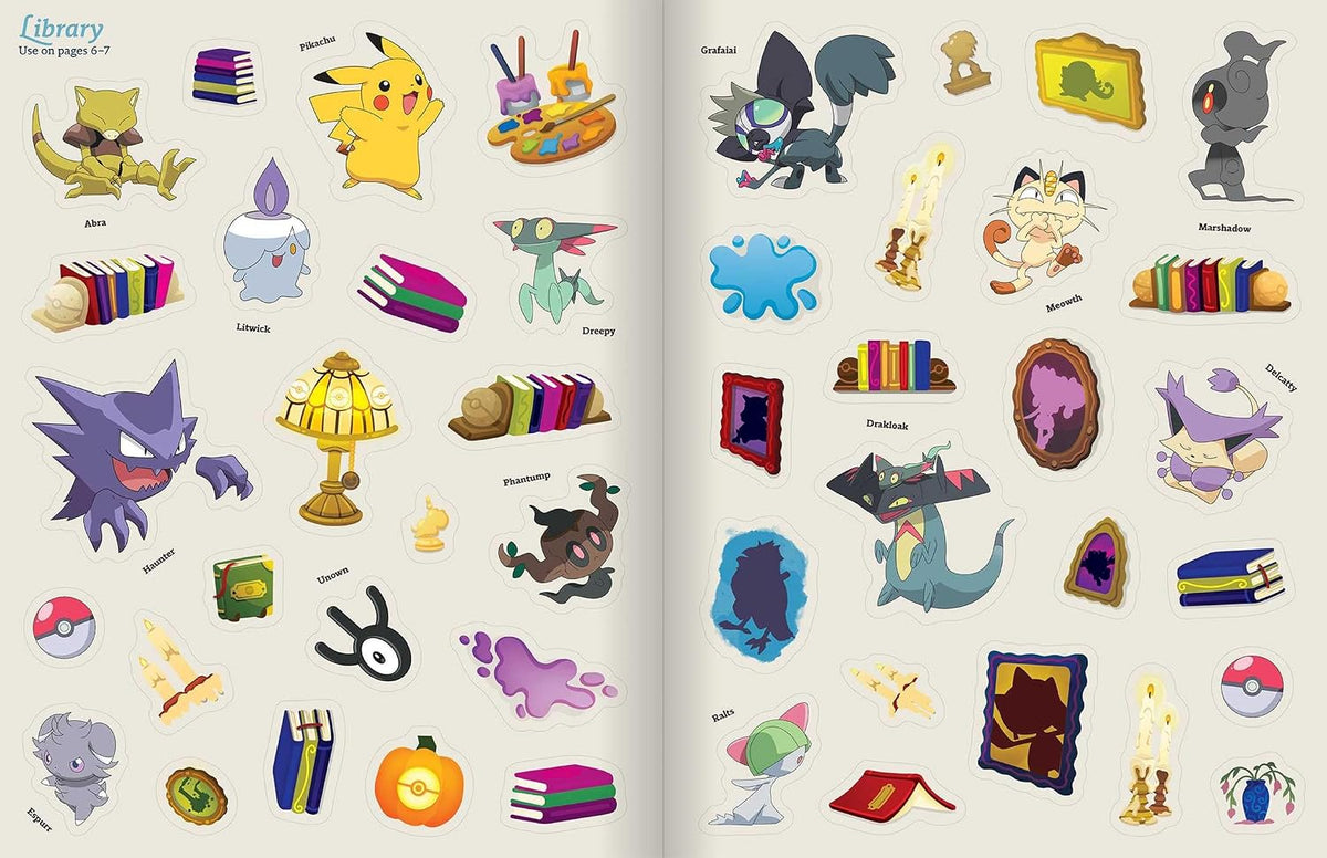Pokémon Halloween: The Official Sticker Book: Over 700 Stickers! by Pikachu Press