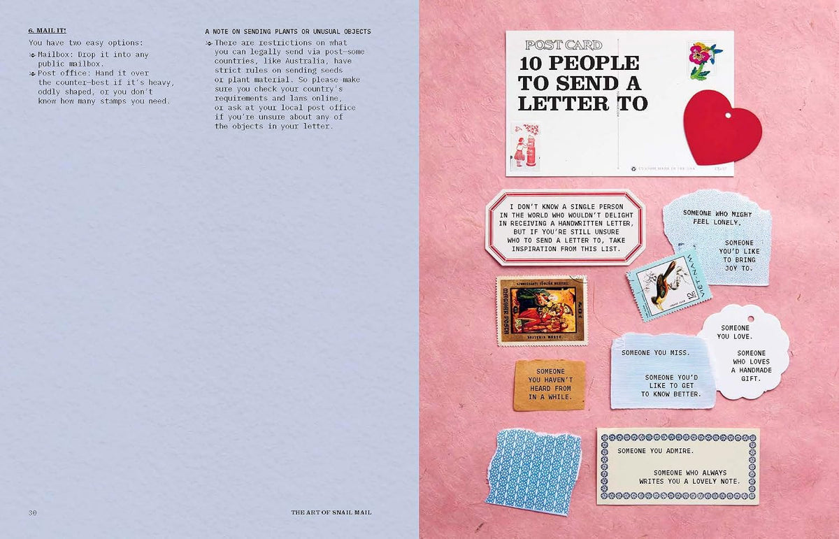 The Art of Snail Mail: 20 Mail Art Projects for Crafting Connection by Martina Calvi