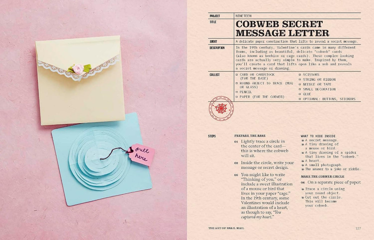 The Art of Snail Mail: 20 Mail Art Projects for Crafting Connection by Martina Calvi