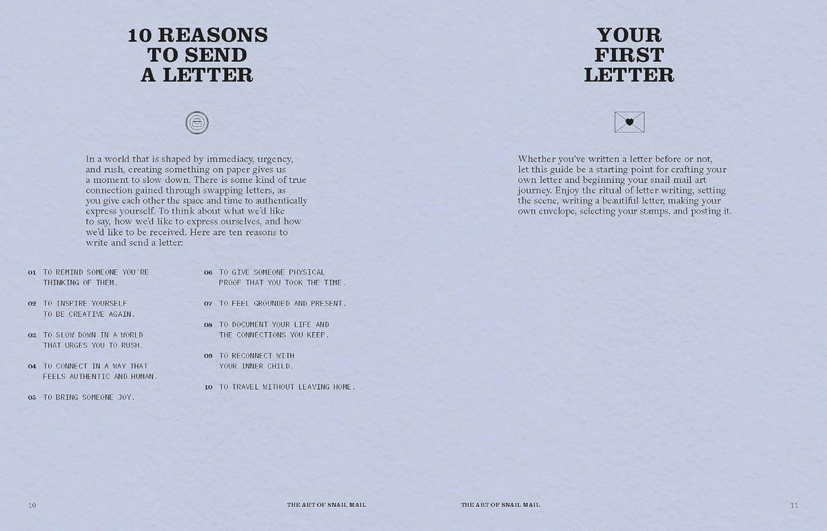 The Art of Snail Mail: 20 Mail Art Projects for Crafting Connection by Martina Calvi