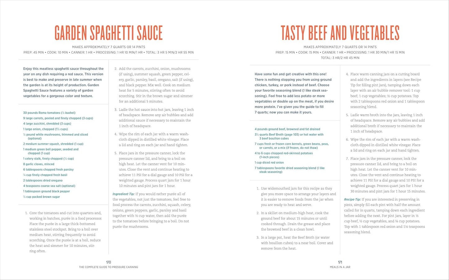 The Complete Guide to Pressure Canning: Everything You Need to Know to Can Meats, Vegetables, Meals in a Jar, and More