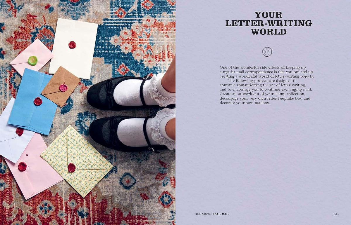The Art of Snail Mail: 20 Mail Art Projects for Crafting Connection by Martina Calvi