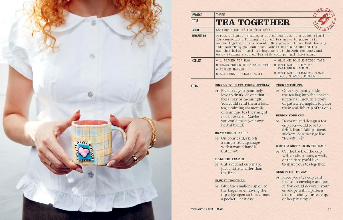 The Art of Snail Mail: 20 Mail Art Projects for Crafting Connection by Martina Calvi
